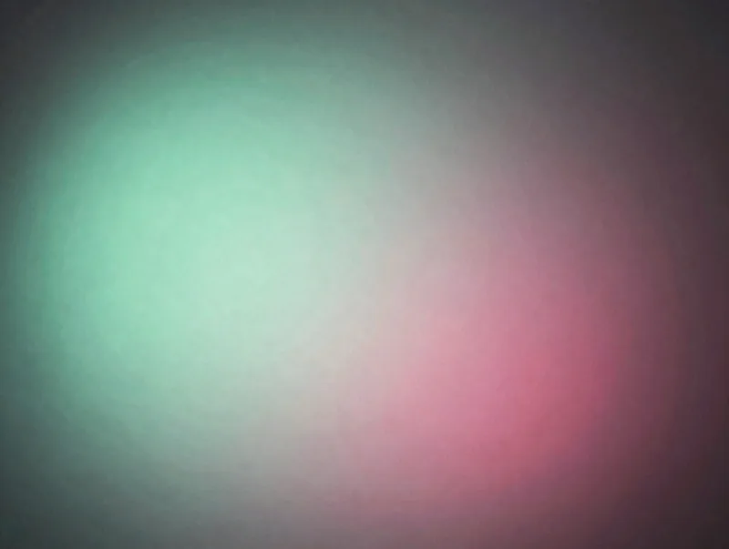 An abstract electronic album cover of soft glowing gradients and grain, calm and dreamy